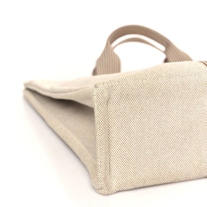 Hermes Canvas Fourre Tout MM Beige 8 of 10