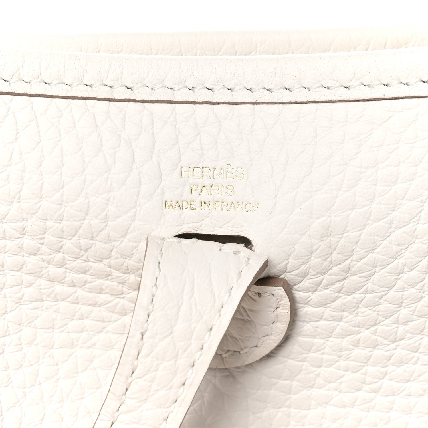 Hermes Taurillon Clemence Amazone Evelyne TPM Gris Pale 7 of 11