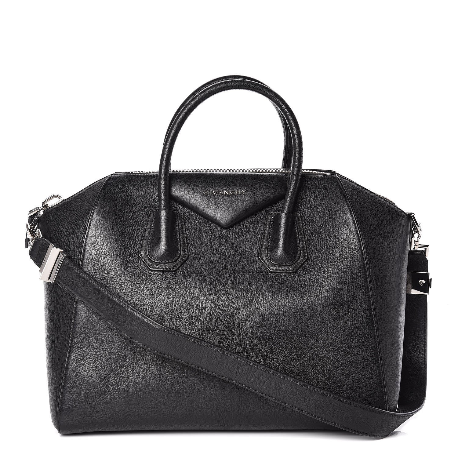 Givenchy Sugar Goatskin Medium Antigona Black 1 of 16
