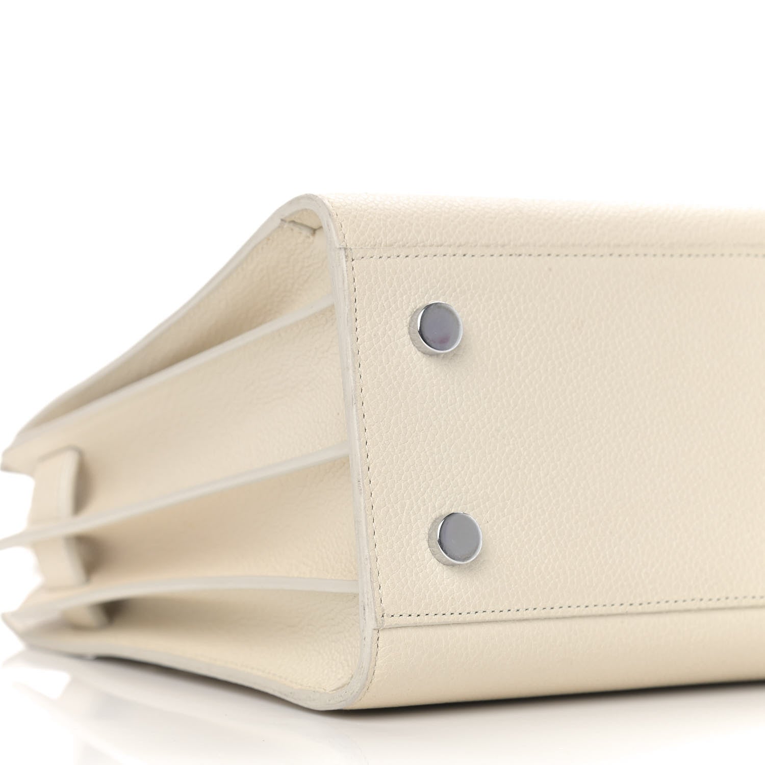 Saint Laurent Grained Calfskin Baby Sac De Jour White 8 of 28