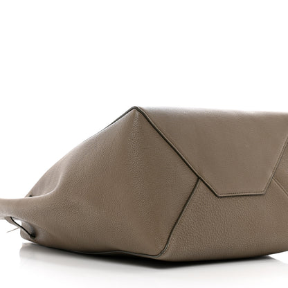 Celine Soft Grained Calfskin Small Belt Cabas Phantom Taupe 6 of 9