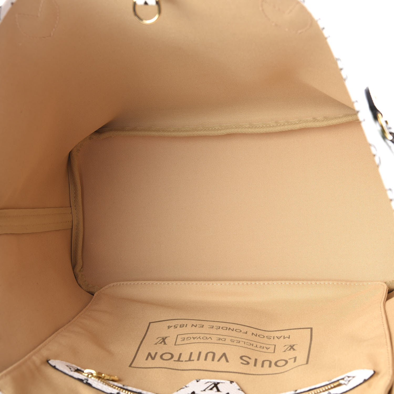 Louis Vuitton Monogram Giant Neverfull MM Kaki 4 of 11