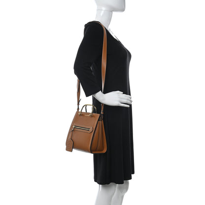 Alexander McQueen Calfskin The Short Story Shoulder Bag Tan 2 of 9
