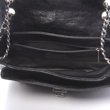 Chanel Glazed Caviar Pocket In The City Flap Black 5 of 10