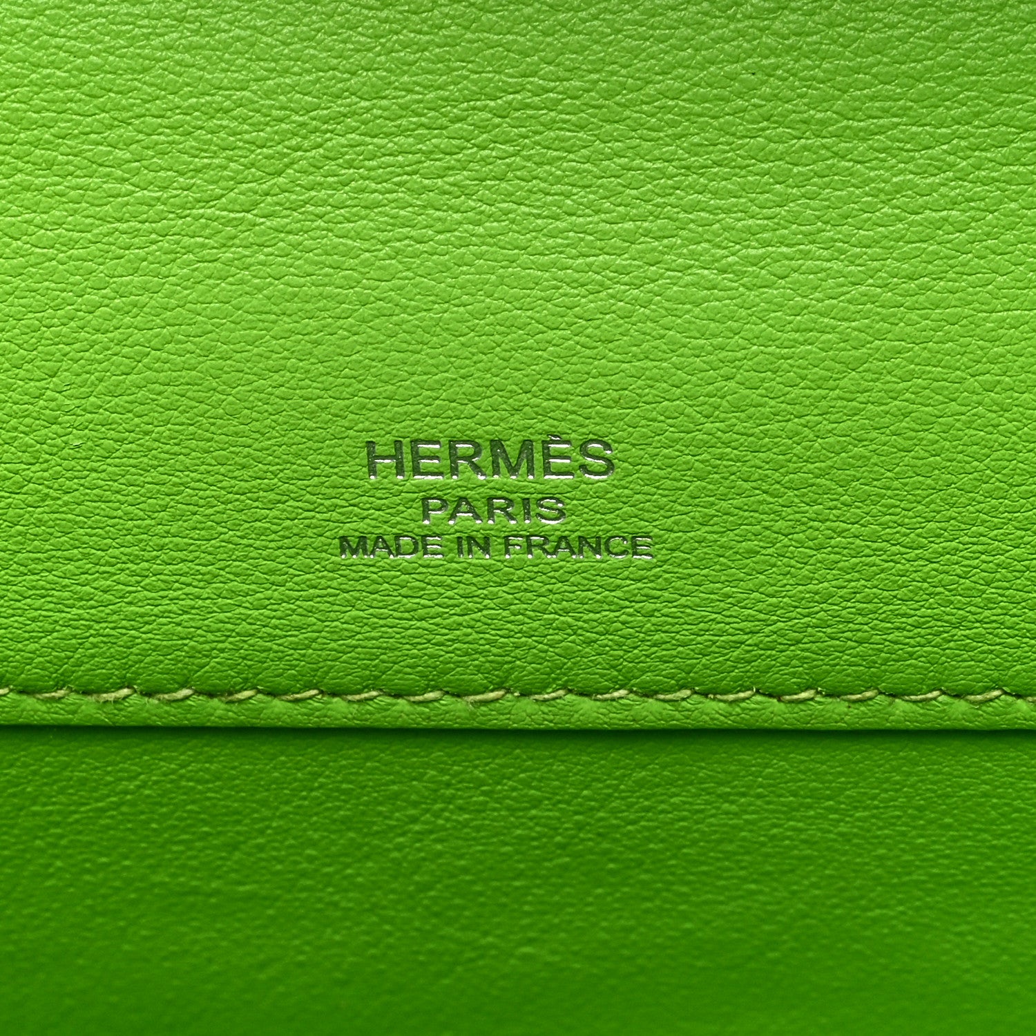 Hermes Swift Kelly Cut Clutch Pochette Kiwi 6 of 7