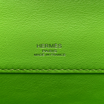 Hermes Swift Kelly Cut Clutch Pochette Kiwi 6 of 7