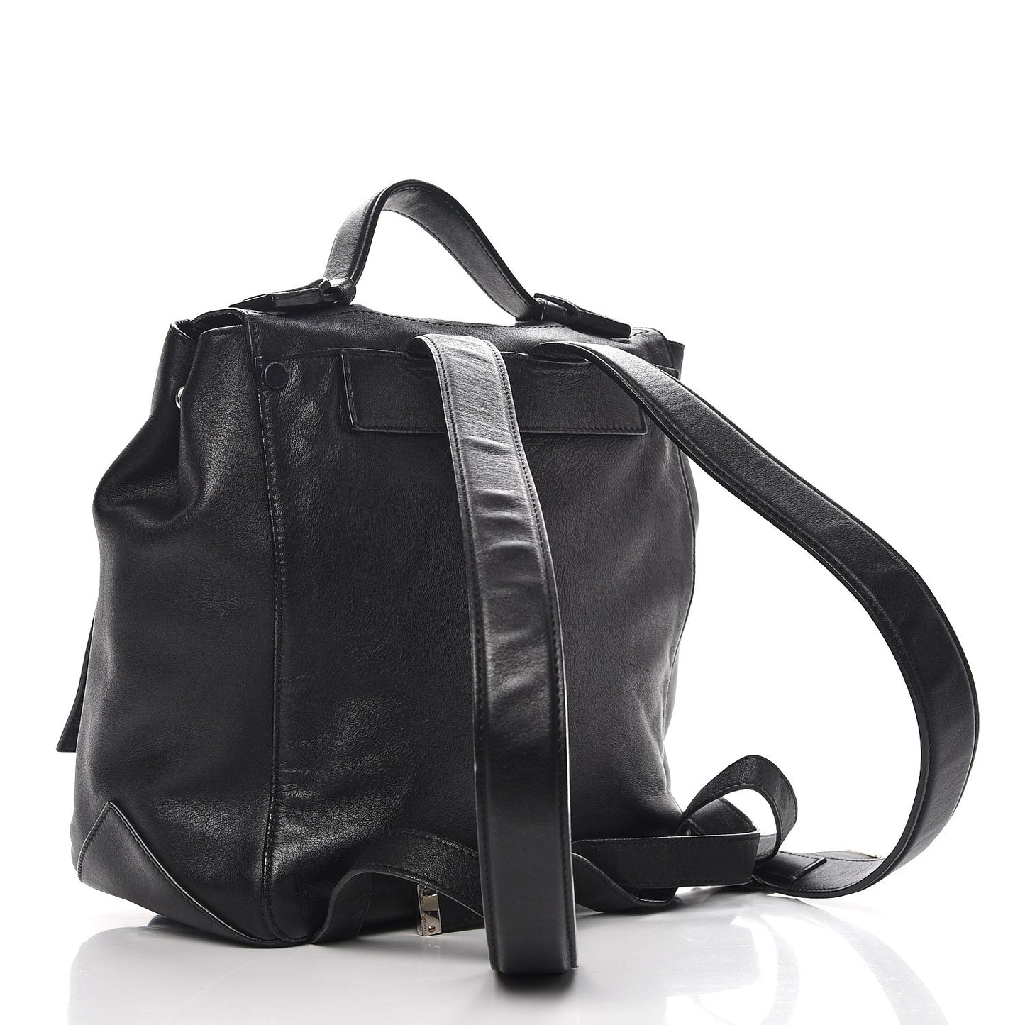 Calfskin PS Courier Backpack Black