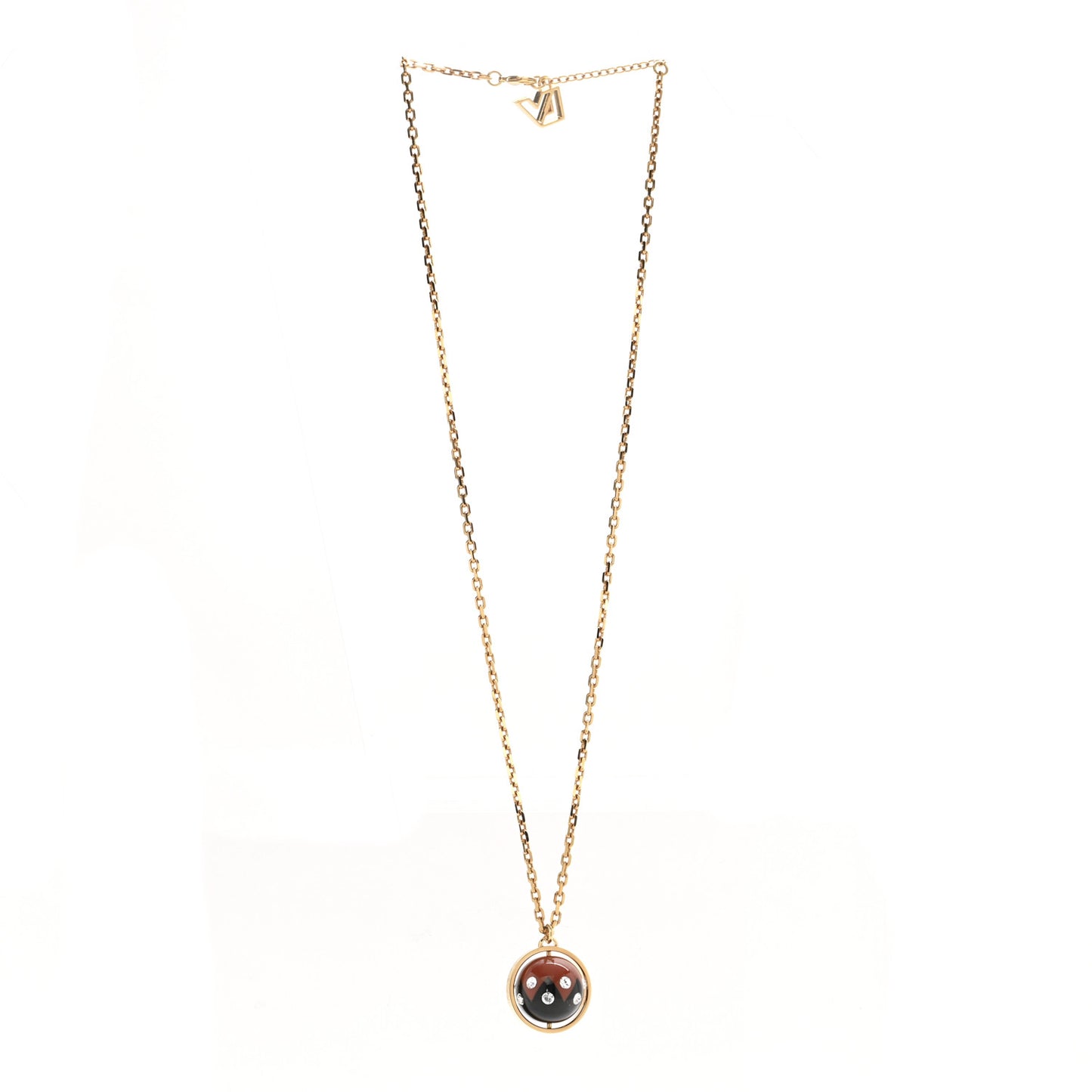 Magnetic Pendant Necklace Black