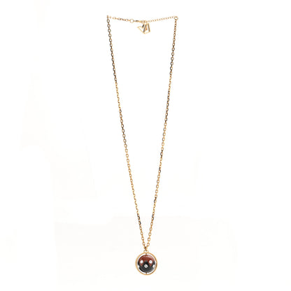 Louis Vuitton Magnetic Pendant Necklace Black 3 of 8