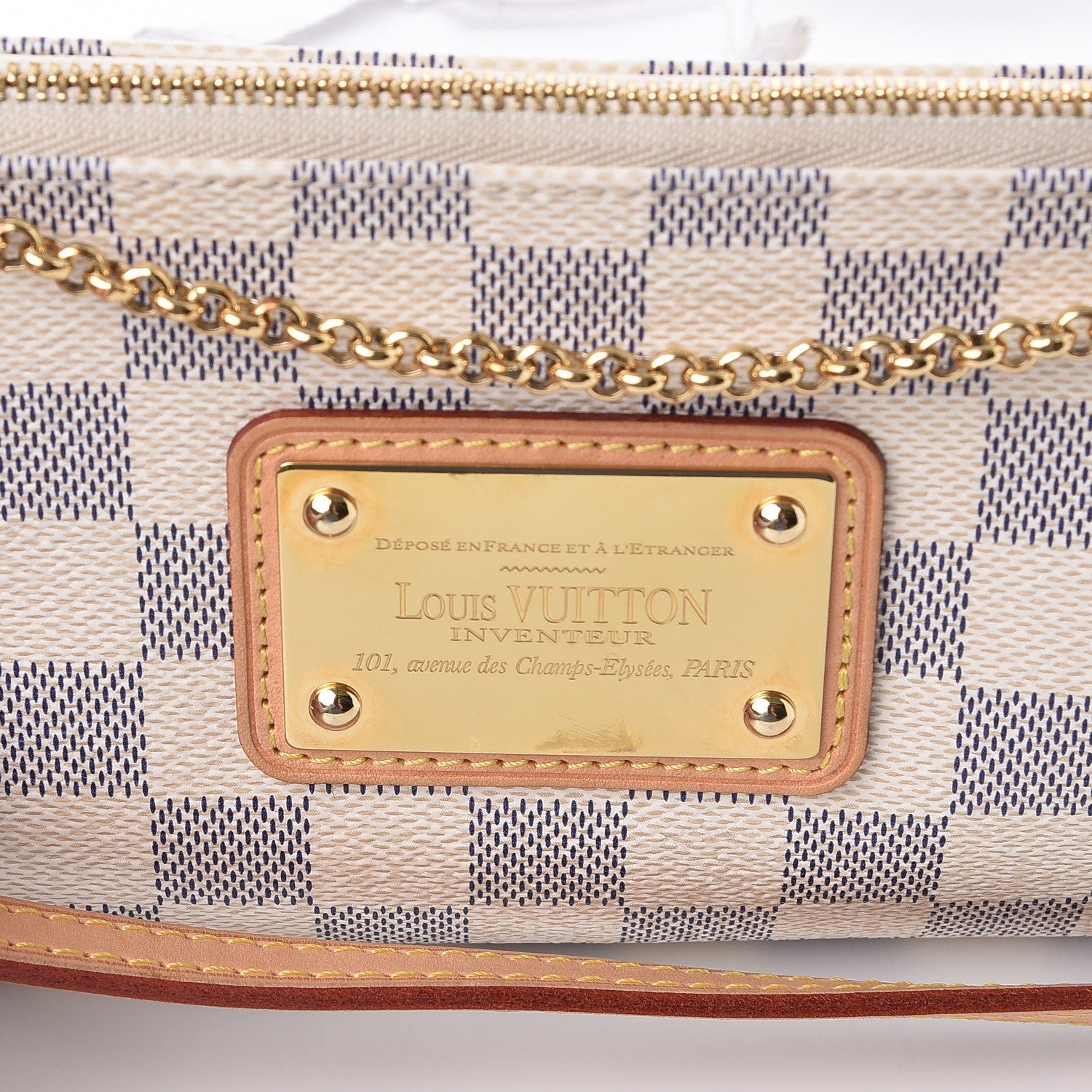 Louis Vuitton Damier Azur Eva Clutch 11 of 11