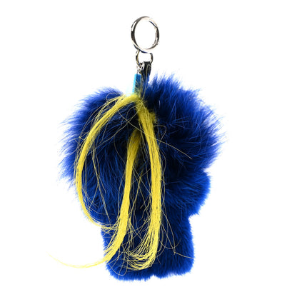 Fendi Mink Fur Fendirumi Bug-Kun Monster Bag Bug Charm Pacific Fluo Yellow 2 of 4