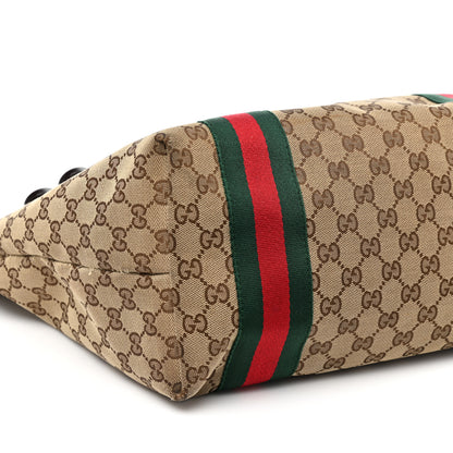 Gucci Monogram Web Large Jolie Tote Brown 9 of 11
