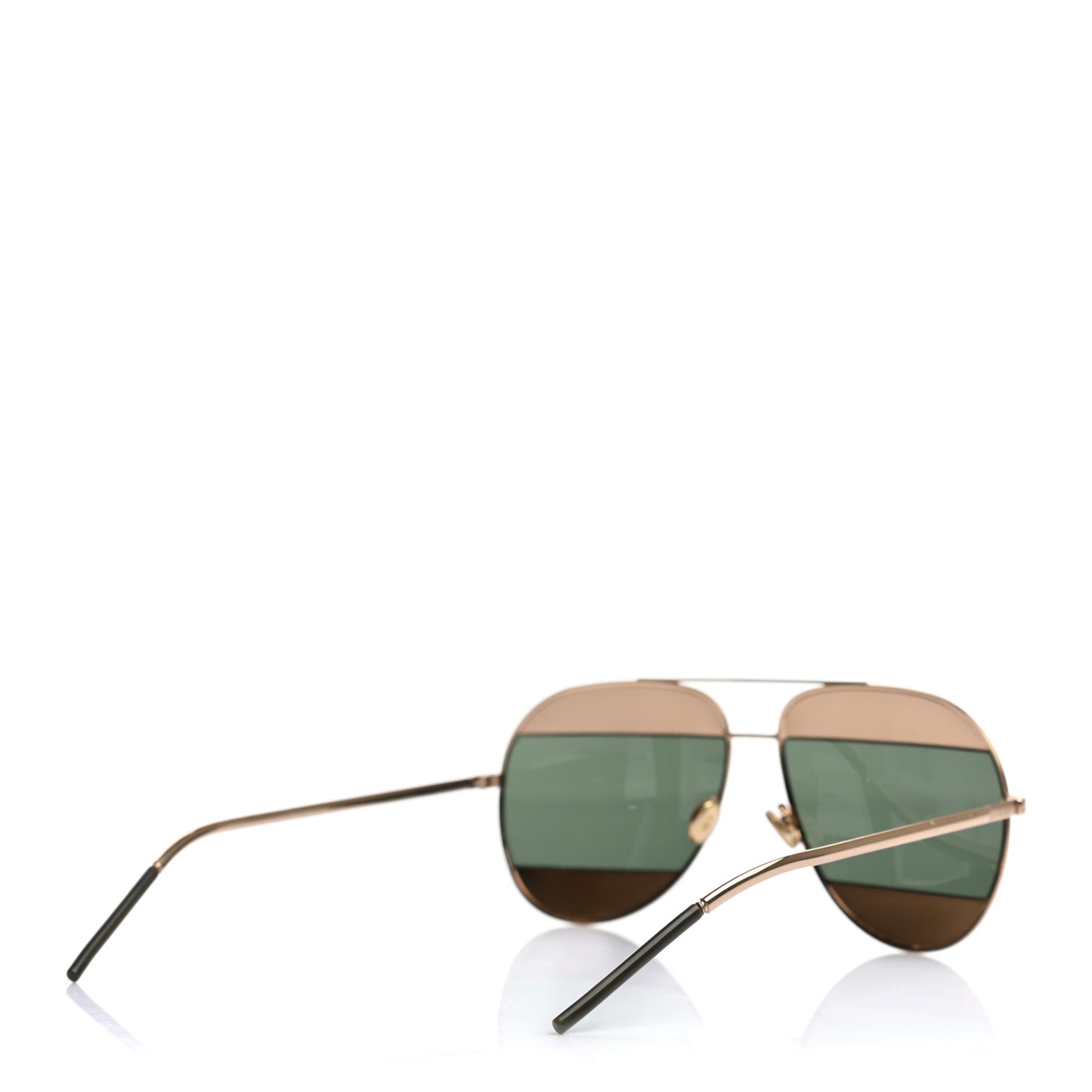 Split 1 Aviator Sunglasses Gold