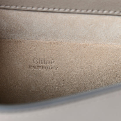 Chloe Calfskin Suede Medium Nile Bracelet Bag Motty Grey 6 of 9