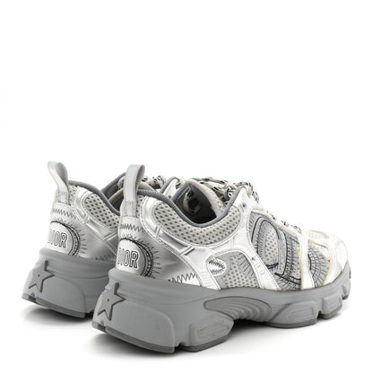 Christian Dior Technical Mesh Dior Chrono Sneakers 38 Silver 5 of 11