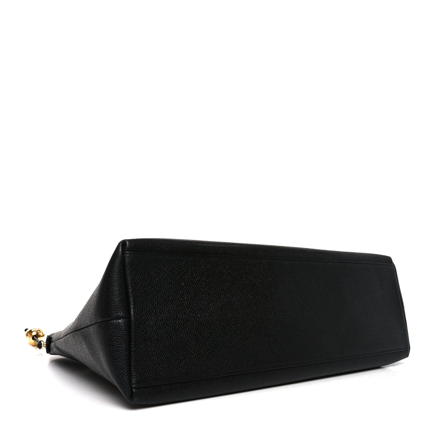 Chanel Caviar Large CC Shoulder Bag Black 4 of 10