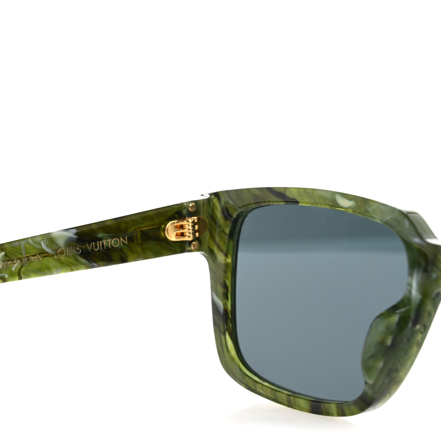 Acetate LV Square Sunglasses Z1694E Green