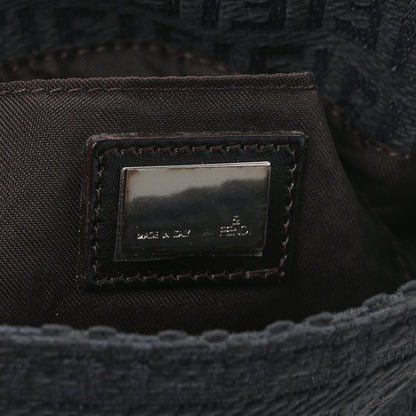 Fendi Velvet Zucchino Suede Mini Mama Baguette Grigio Testa di Moro Grigio Testa di Moro 6 of 12
