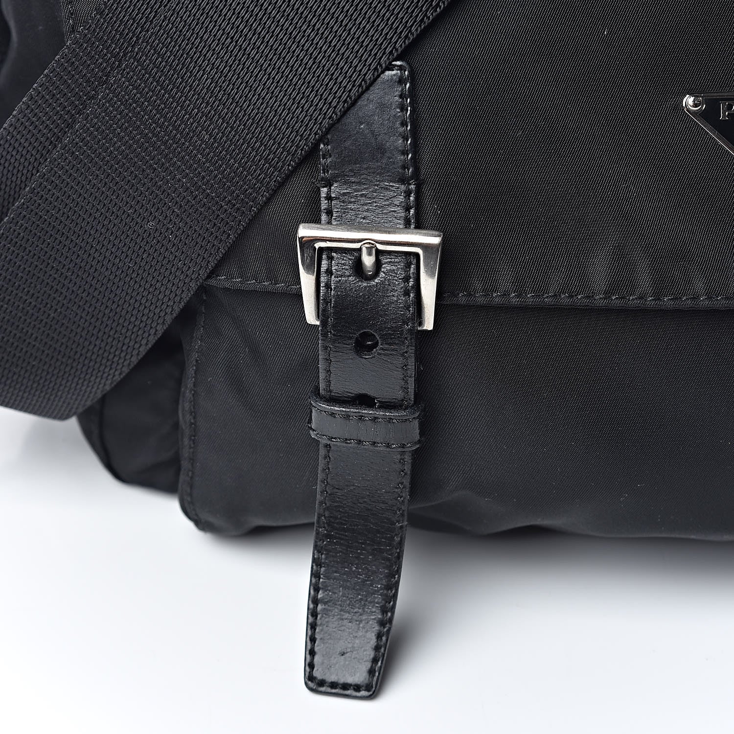 Prada Nylon Vela Sport Messenger Bag Black 8 of 13