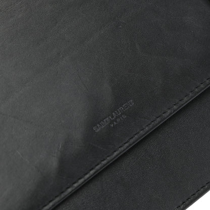 Saint Laurent Calfskin Studded Betty Clutch Black 10 of 13