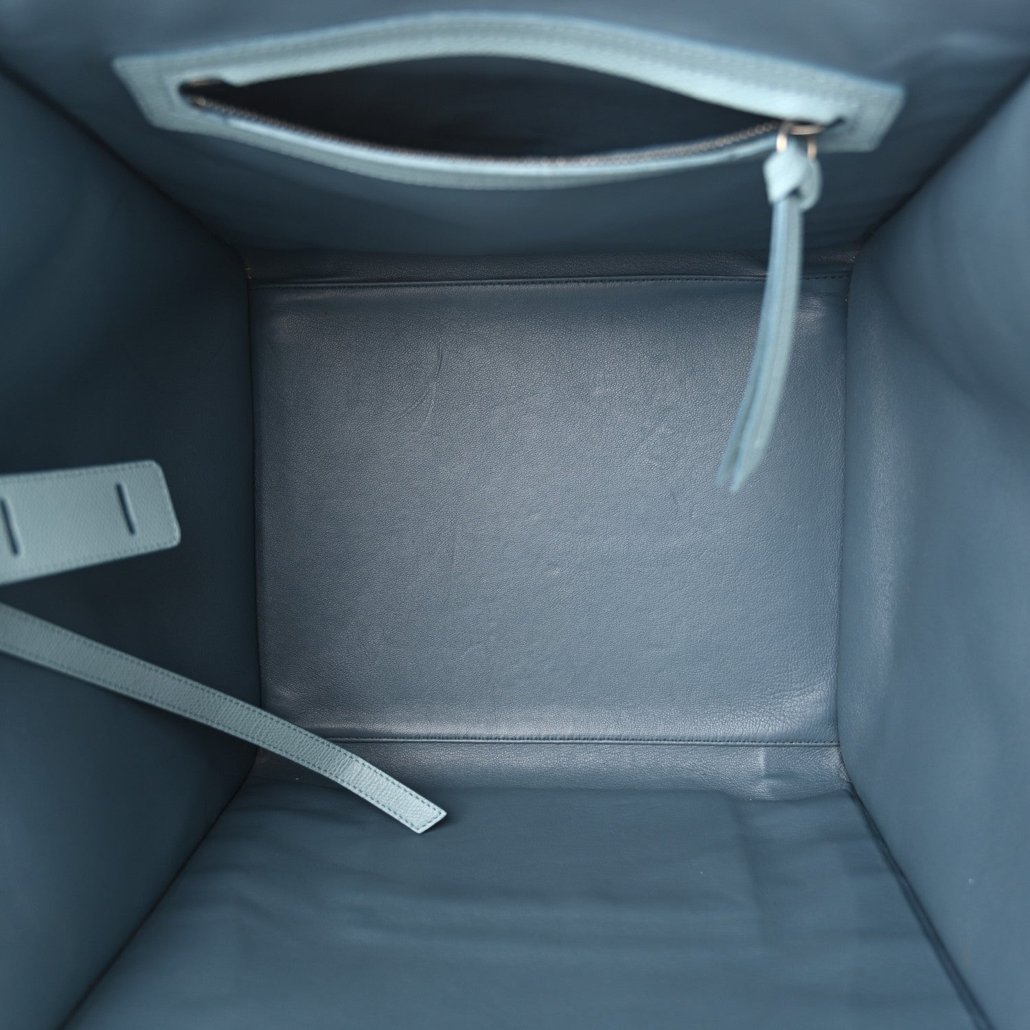 Celine Grained Calfskin Medium Phantom Luggage Sky Blue 5 of 15