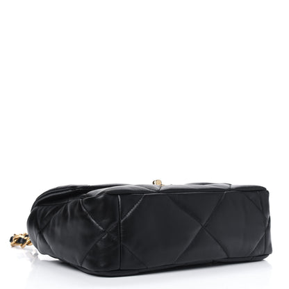 Chanel Goatskin Quilted Medium Chanel 19 Flap Black 3 of 4