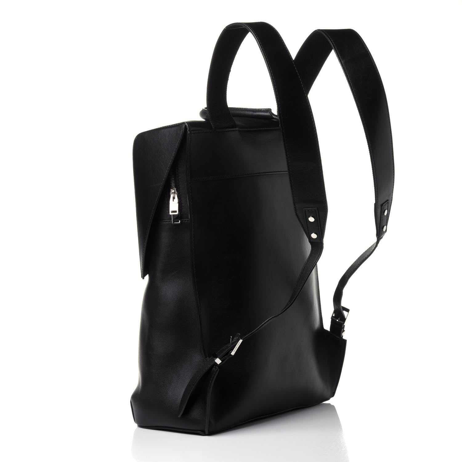 Balenciaga Calfskin Phileas Backpack Black 2 of 8