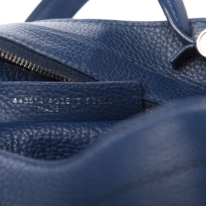 Balenciaga Veau Grana Perforated Blackout Hardware City Bleu Tanzanite 9 of 10