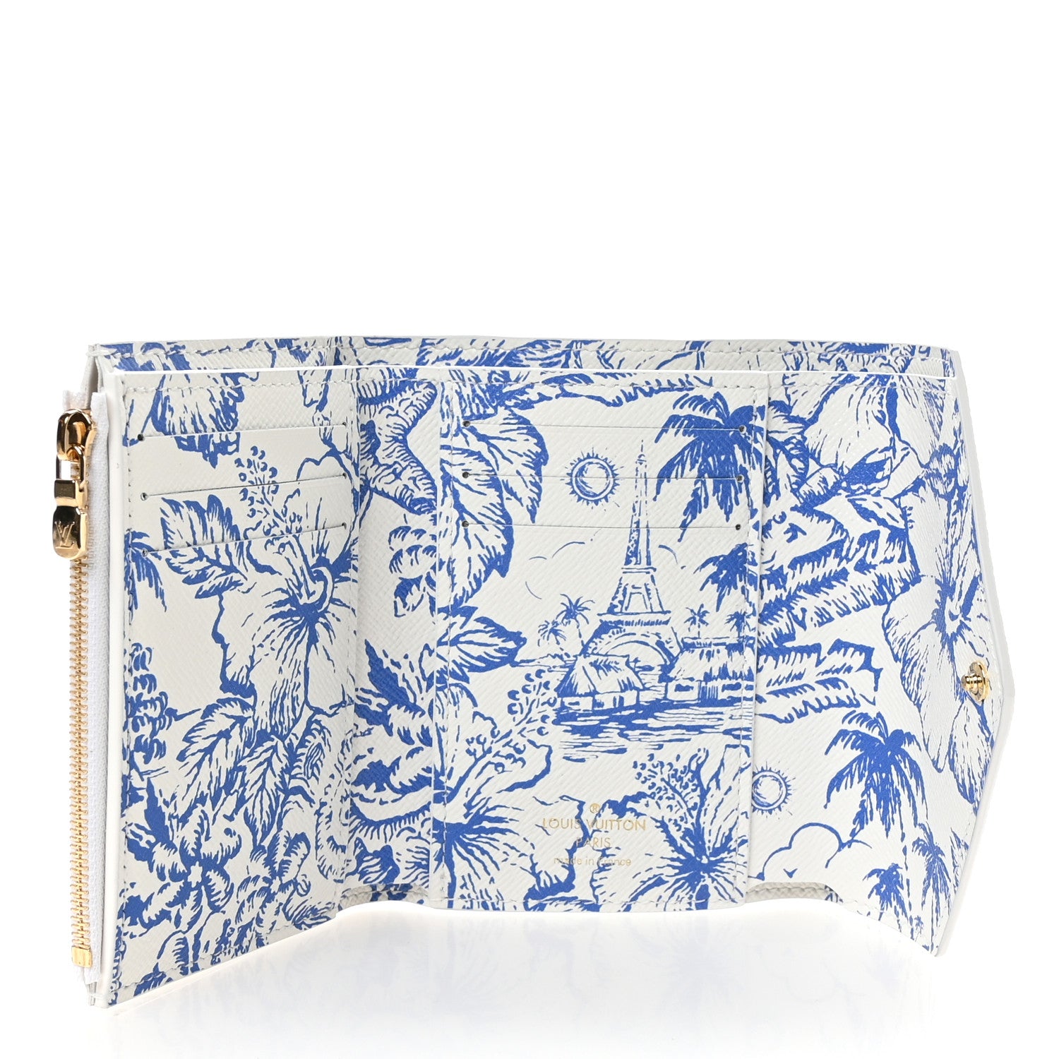 Louis Vuitton Monogram Tiles By The Pool Victorine Wallet Blue 5 of 6
