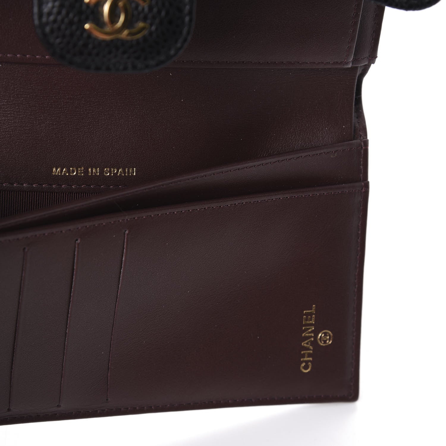Chanel Caviar Quilted Large Flap Wallet Black 6 of 12
