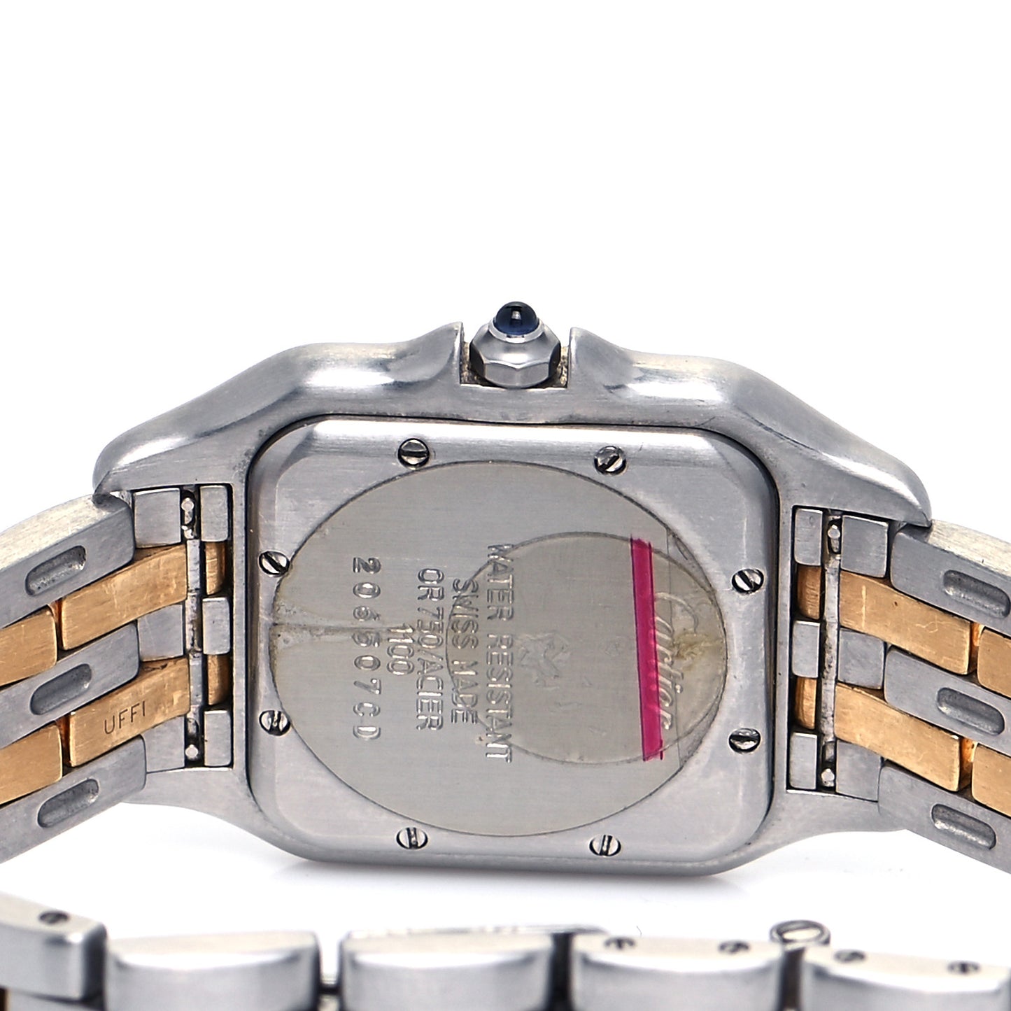 Stainless Steel 18K Yellow Gold 27mm Panthere Quartz Watch