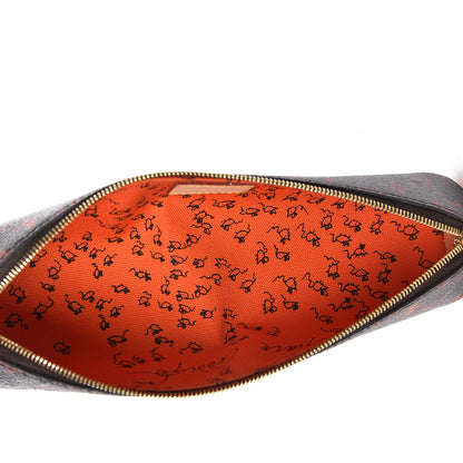 Louis Vuitton Catogram Elizabeth Pouch Orange Marron 5 of 7