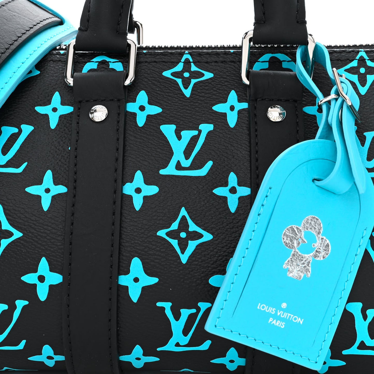 Monogram Playground Keepall Bandouliere 25 Black