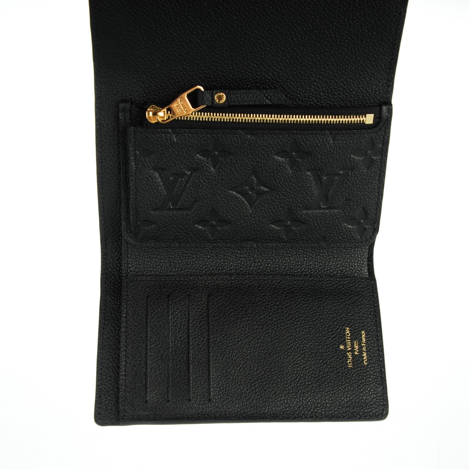 Louis Vuitton Empreinte Compact Curieuse Wallet Black 5 of 7