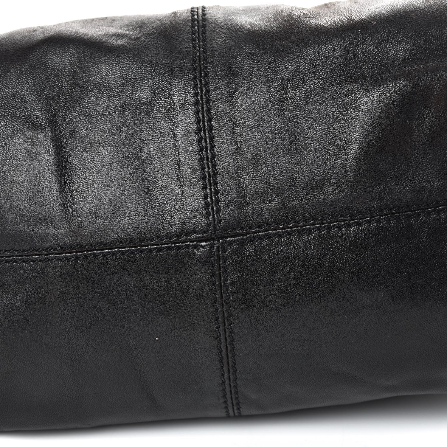 Prada Glace Calfskin Shoulder Bag Black 8 of 14
