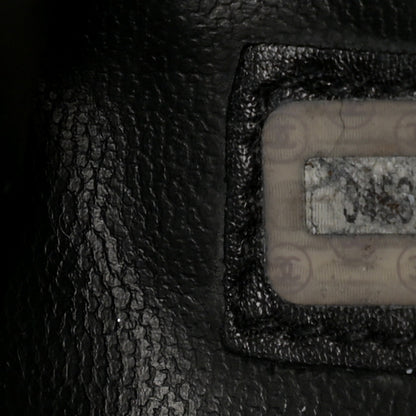 Chanel Calfskin Stitched XL Weekender Black 8 of 15