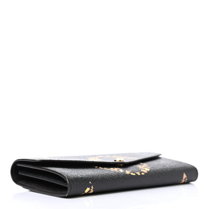 Louis Vuitton Monogram Giant Jungle Sarah Wallet Black 3 of 4