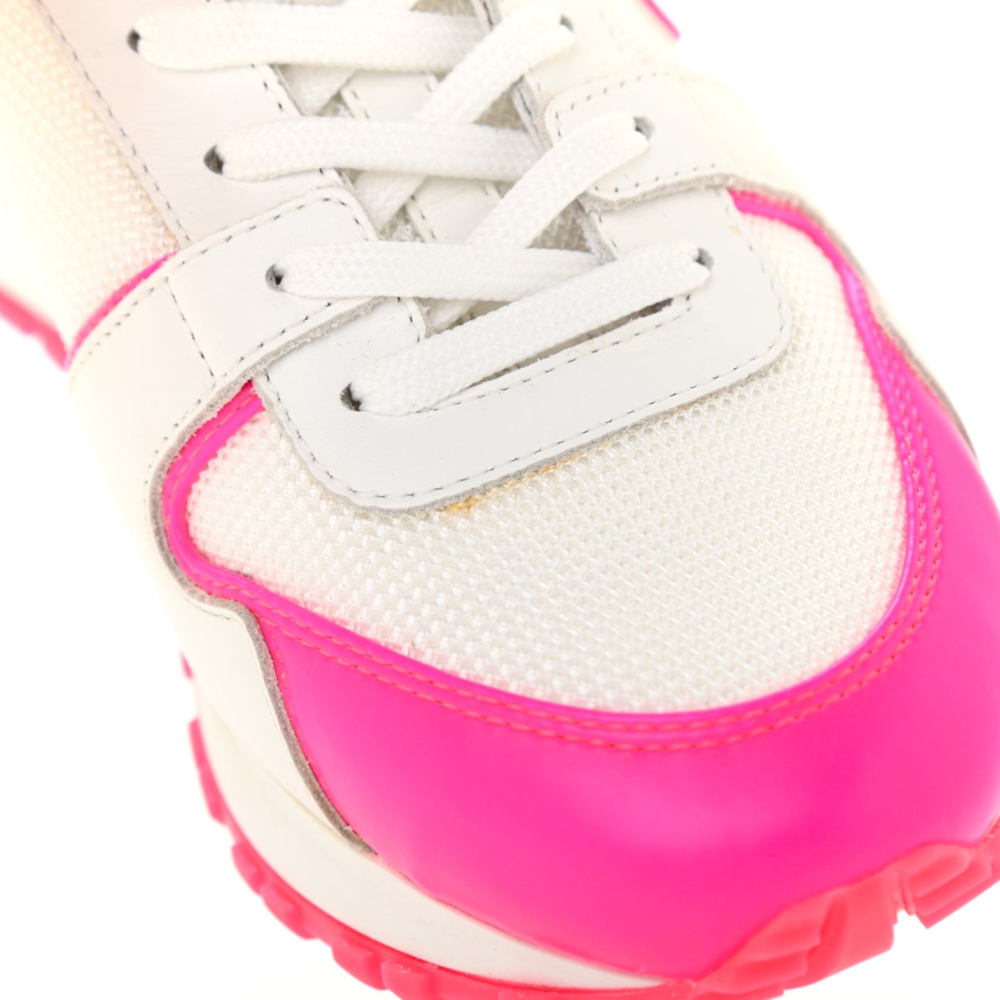 Calfskin Run Away Sneakers 36 Rose