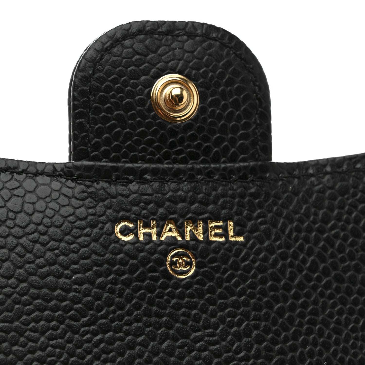 Chanel Caviar Quilted Compact Flap Wallet Black 6 of 8