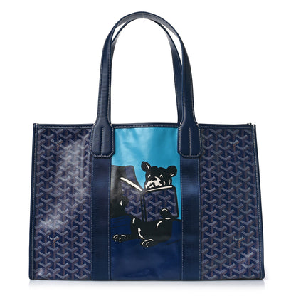 Goyard Goyardine Villette Tote Blue 1 of 9