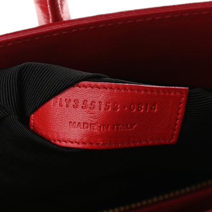 Saint Laurent Calfskin Small Sac De Jour Vermillion 7 of 9