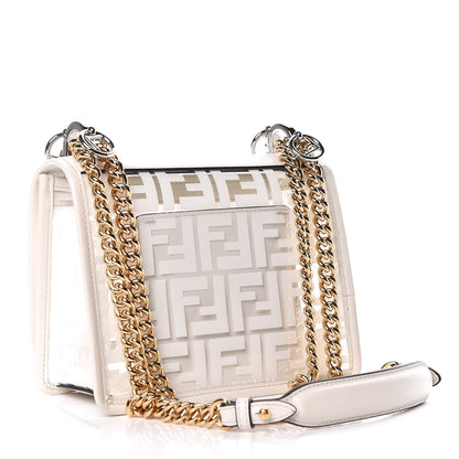 Fendi TPU FF Vitello Century F is Fendi Small Kan I Shoulder Bag White 3 of 11