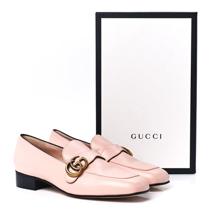 Gucci Malaga Kid Womens GG Marmont Loafers 39 Perfect Pink 9 of 9