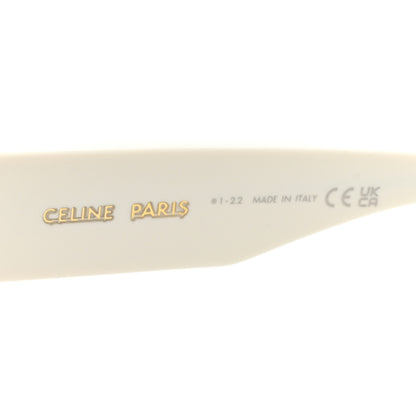 Celine Acetate Cat Eye Sunglasses CL 40197U White 6 of 7