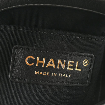 Chanel Metallic Lambskin Quilted Mini Side Note Flap Grey 7 of 10