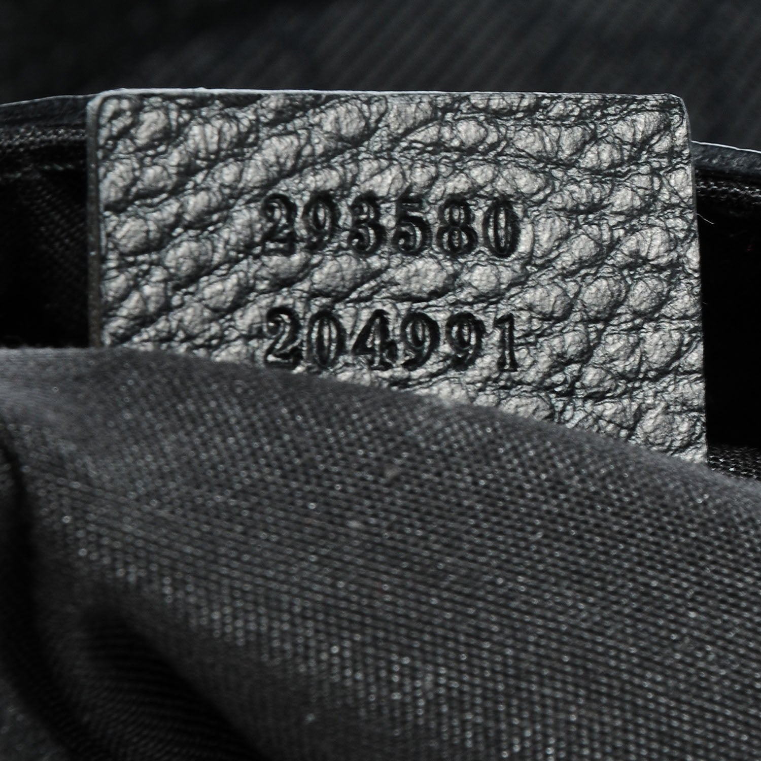 Gucci Denim Monogram Large Abbey Tote Black 8 of 9