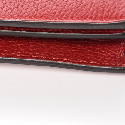 Gucci Dollar Calfskin Swarovski Crystal Small Dionysus Shoulder Bag Hibiscus Red 11 of 16