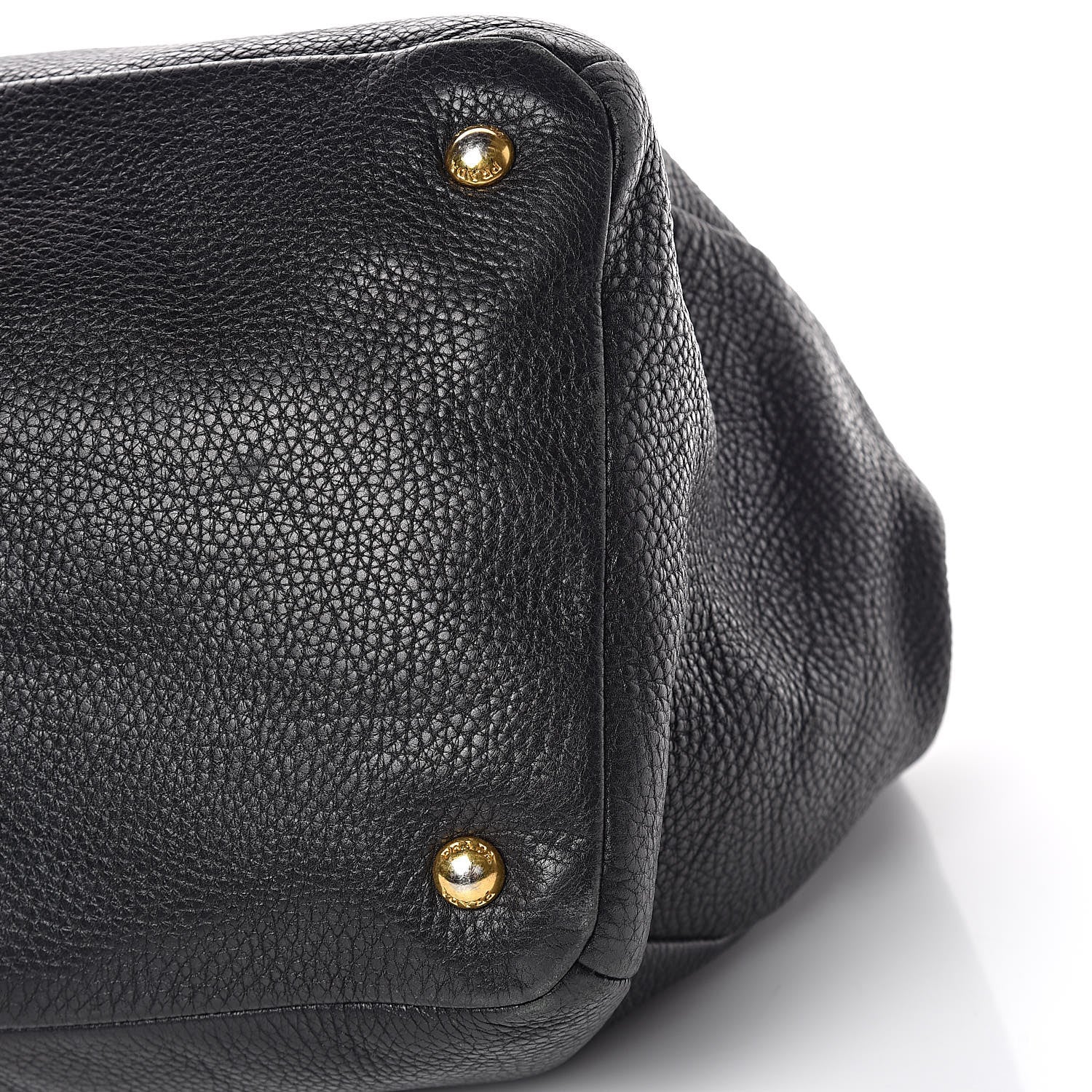 Prada Vitello Daino Tote Black 14 of 15
