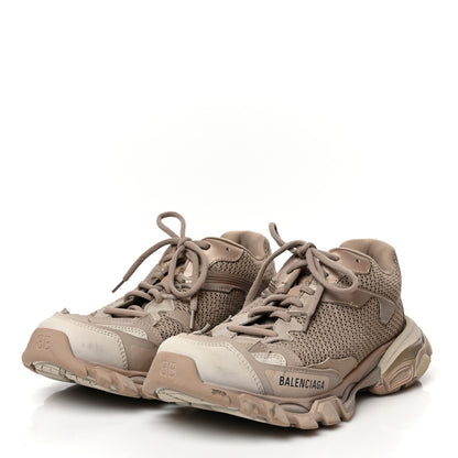 Balenciaga Mesh Nylon Destroyed Womens Track.3 Sneakers 40 Beige Mix 3 of 9
