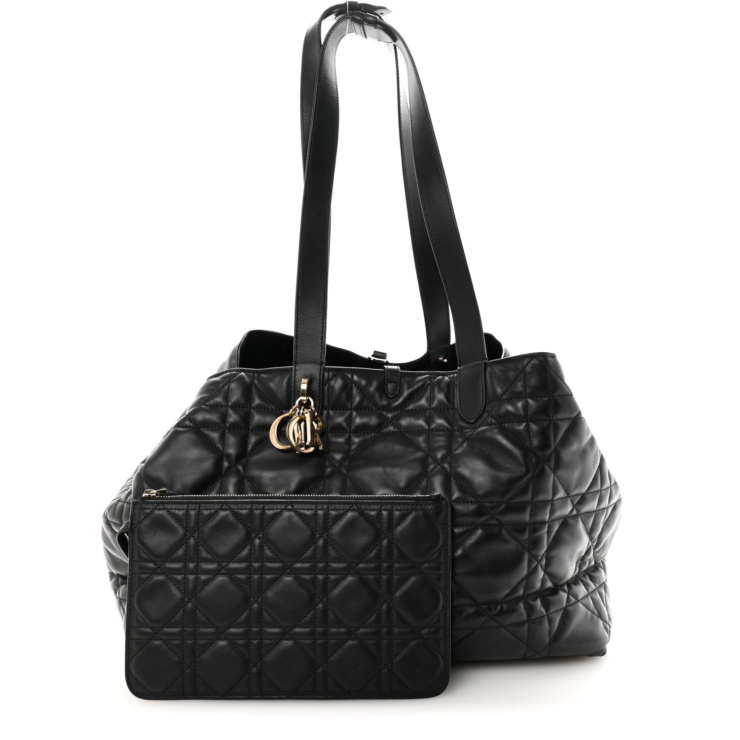 Christian Dior Calfskin Macrocannage Large Toujours Black 3 of 10